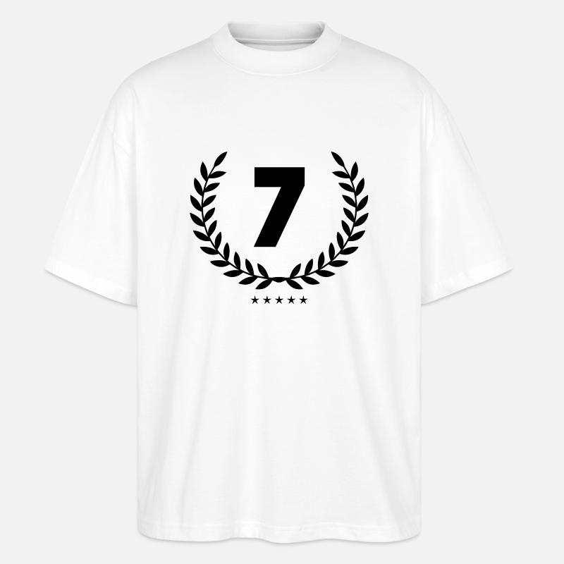 Couronne 7 - T-shirt bio Blaster 2.0 coupe oversize Stanley/Stella Unisexe - blanc