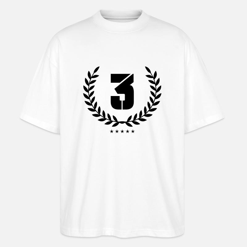 kranz 3 - Stanley/Stella Oversized Unisex Bio T-Shirt Blaster 2.0 - Weiß
