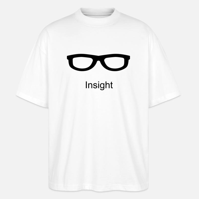 INSIGHT Durchblick - Stanley/Stella Oversized Unisex Bio T-Shirt Blaster 2.0 - Weiß