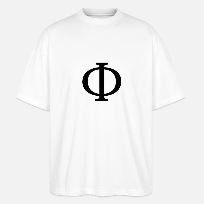 Phi - Stanley/Stella Oversized Unisex Bio T-Shirt Blaster 2.0 - Weiß