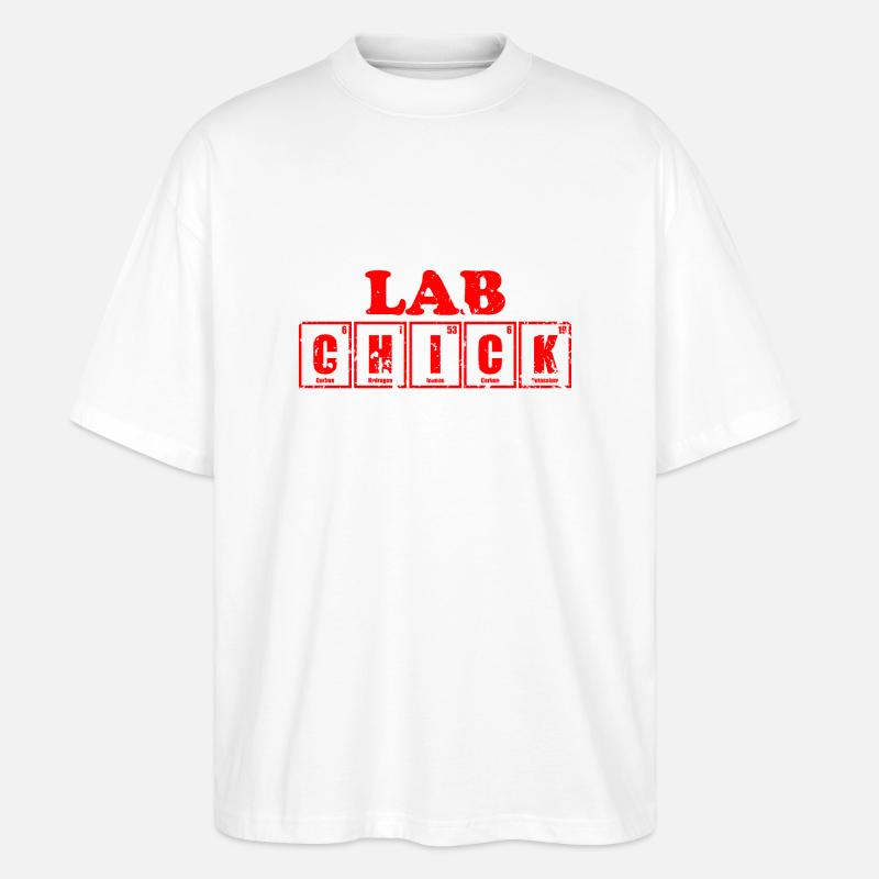 chem. Éléments - T-shirt bio Blaster 2.0 coupe oversize Stanley/Stella Unisexe - blanc