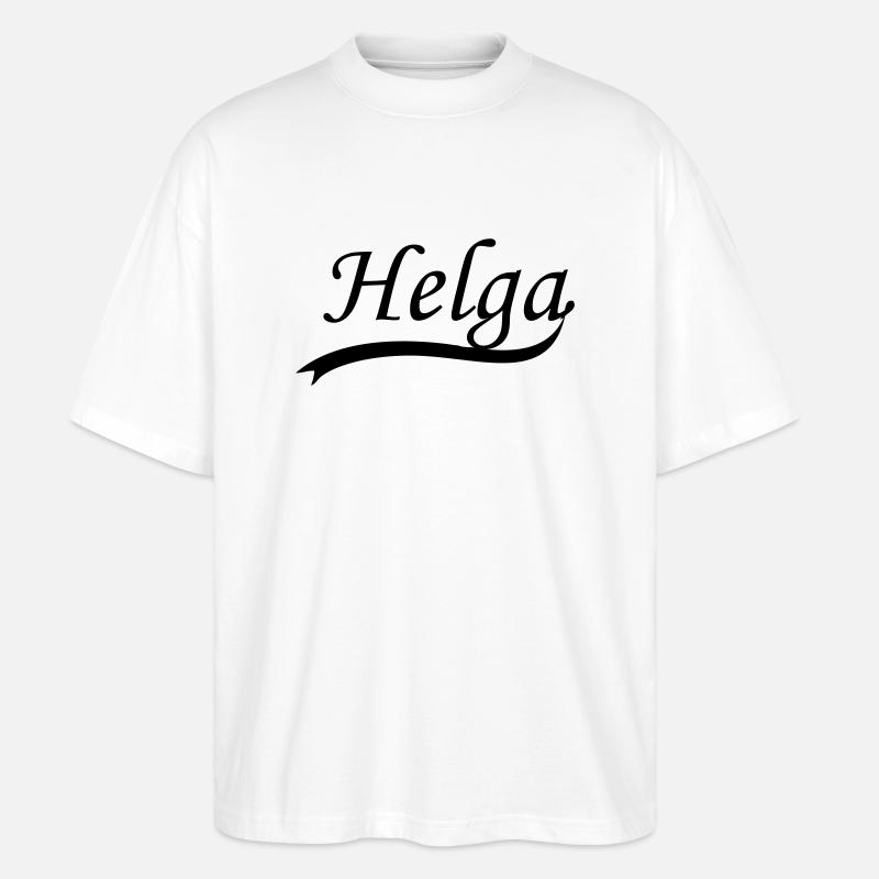 (helga) - Stanley/Stella Oversized Unisex Organic T-shirt Blaster 2.0 - white