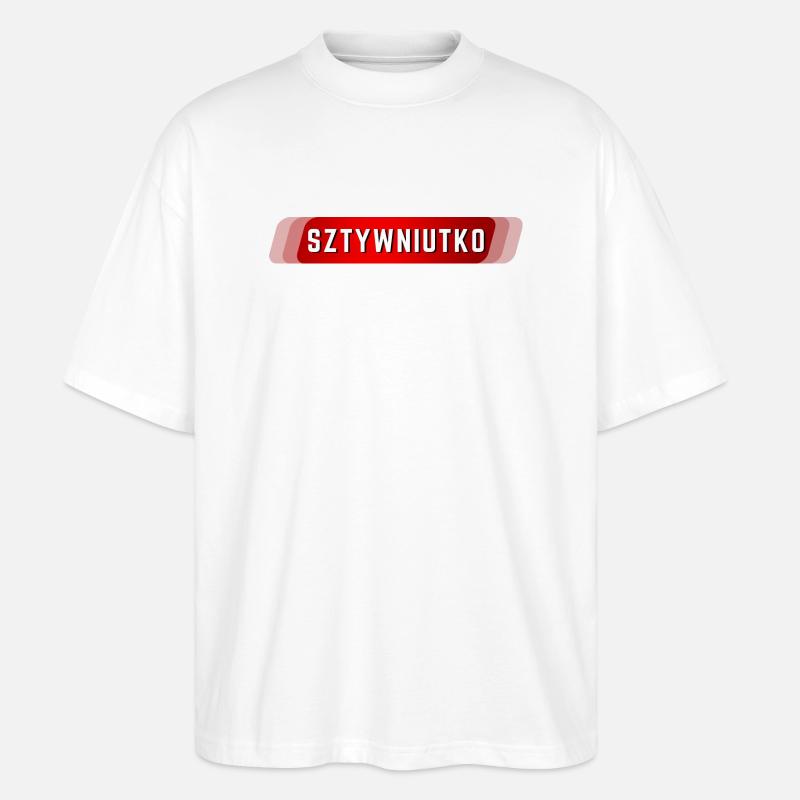 Steif - Stanley/Stella Oversized Unisex Bio T-Shirt Blaster 2.0 - Weiß