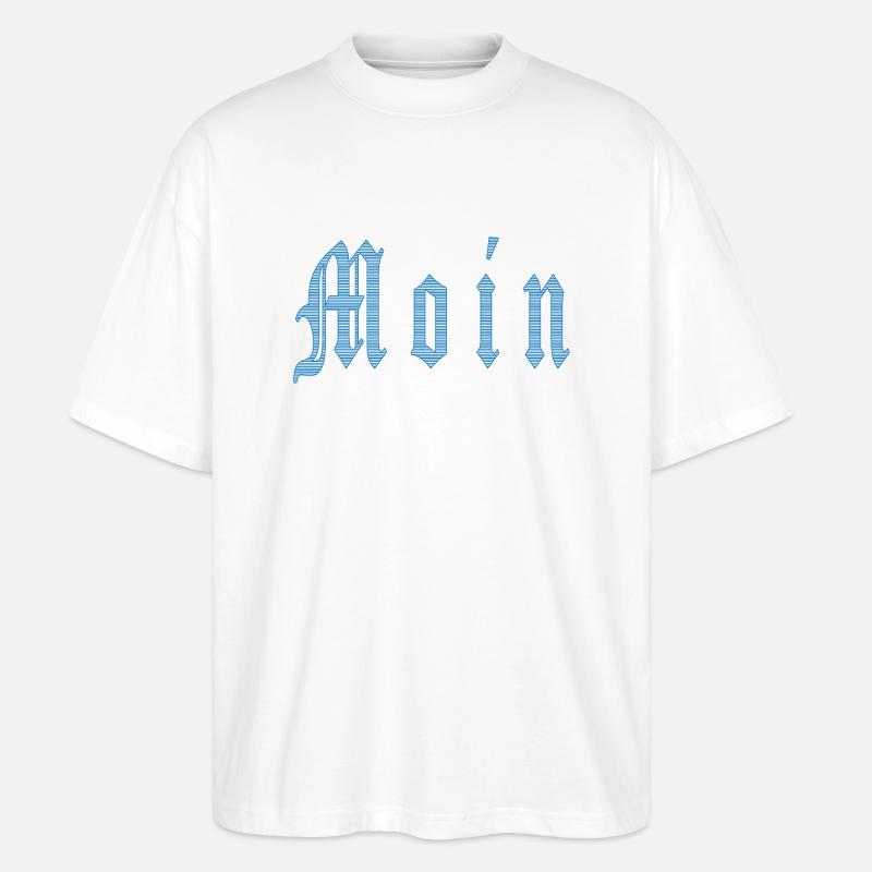 Moin - Stanley/Stella Oversized Unisex Bio T-Shirt Blaster 2.0 - Weiß