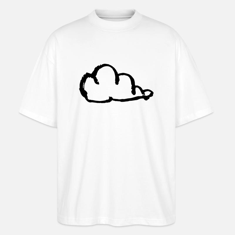 wolke - Stanley/Stella Oversized Unisex Bio T-Shirt Blaster 2.0 - Weiß