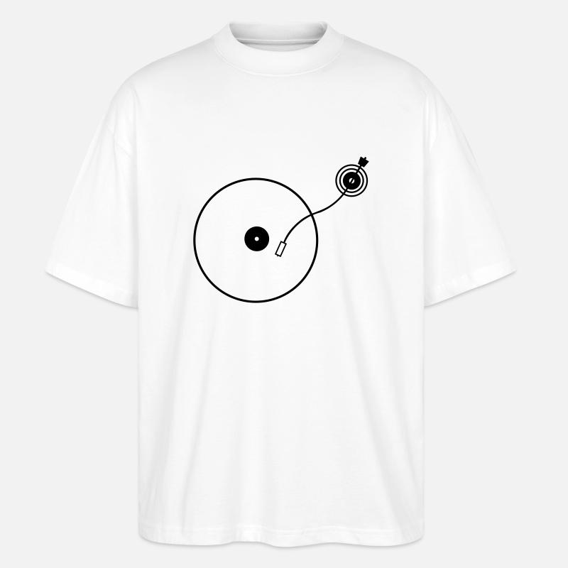 turntable - T-shirt bio Blaster 2.0 coupe oversize Stanley/Stella Unisexe - blanc