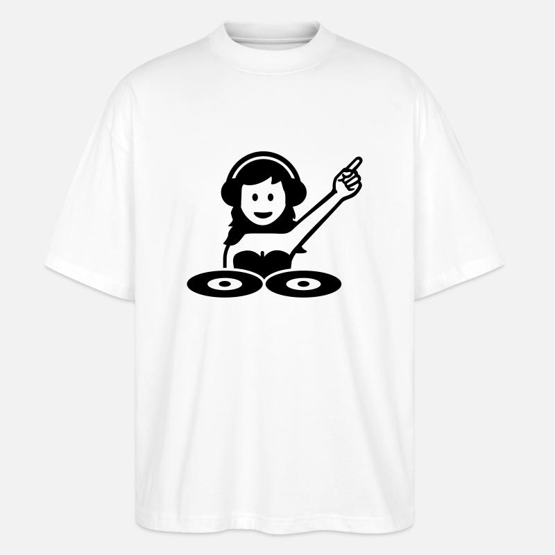 Djane - Stanley/Stella Oversized Unisex Bio T-Shirt Blaster 2.0 - Weiß