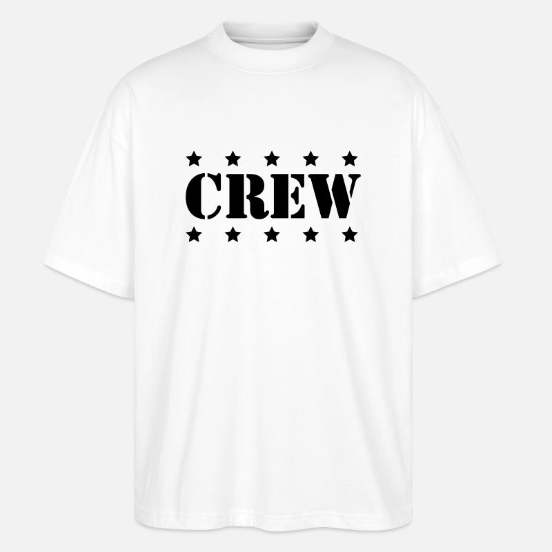 équipage - T-shirt bio Blaster 2.0 coupe oversize Stanley/Stella Unisexe - blanc