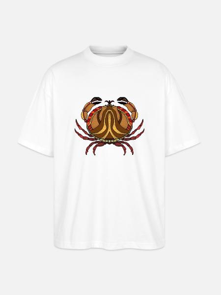 Krebs - Stanley/Stella Oversized Unisex Bio T-Shirt Blaster 2.0 - Weiß