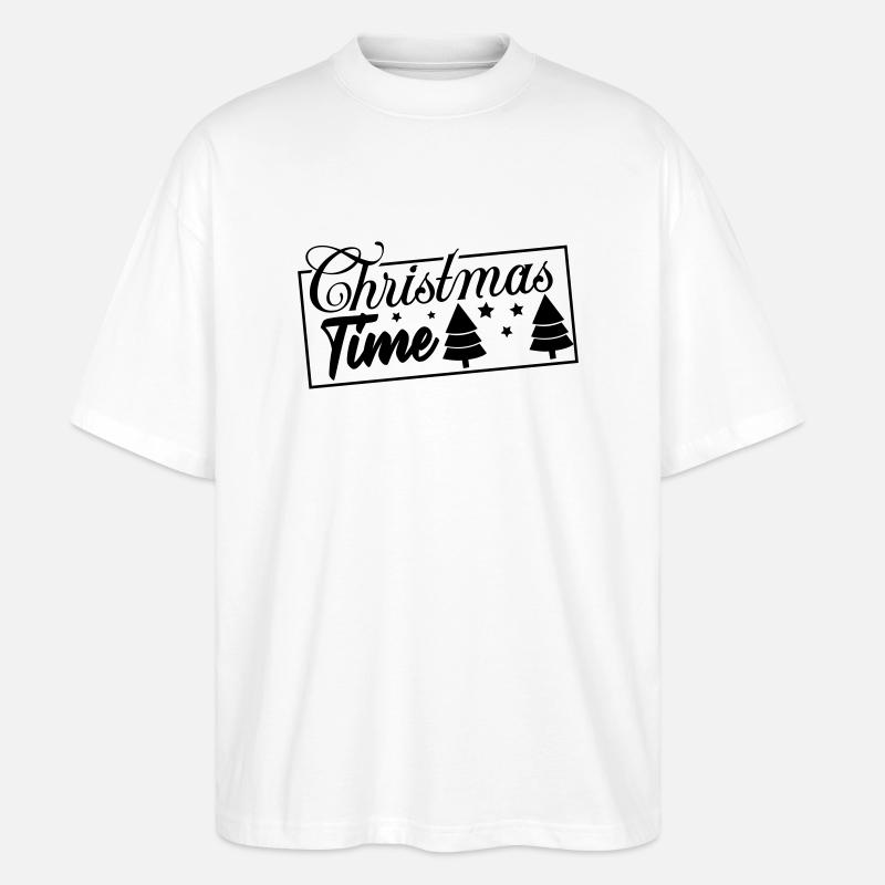 christmas time - Stanley/Stella Oversized Unisex Bio T-Shirt Blaster 2.0 - Weiß