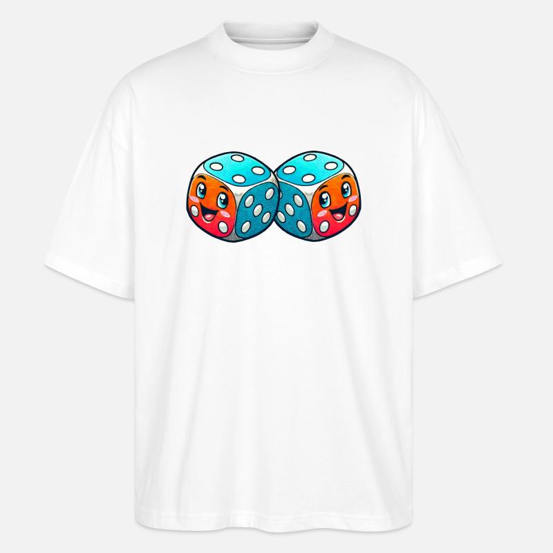 Cube Comic - Stanley/Stella Oversized Unisex Organic T-shirt Blaster 2.0 - white