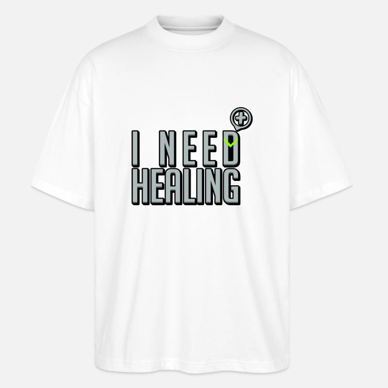 I need haling - Stanley/Stella Oversized Unisex Bio T-Shirt Blaster 2.0 - Weiß