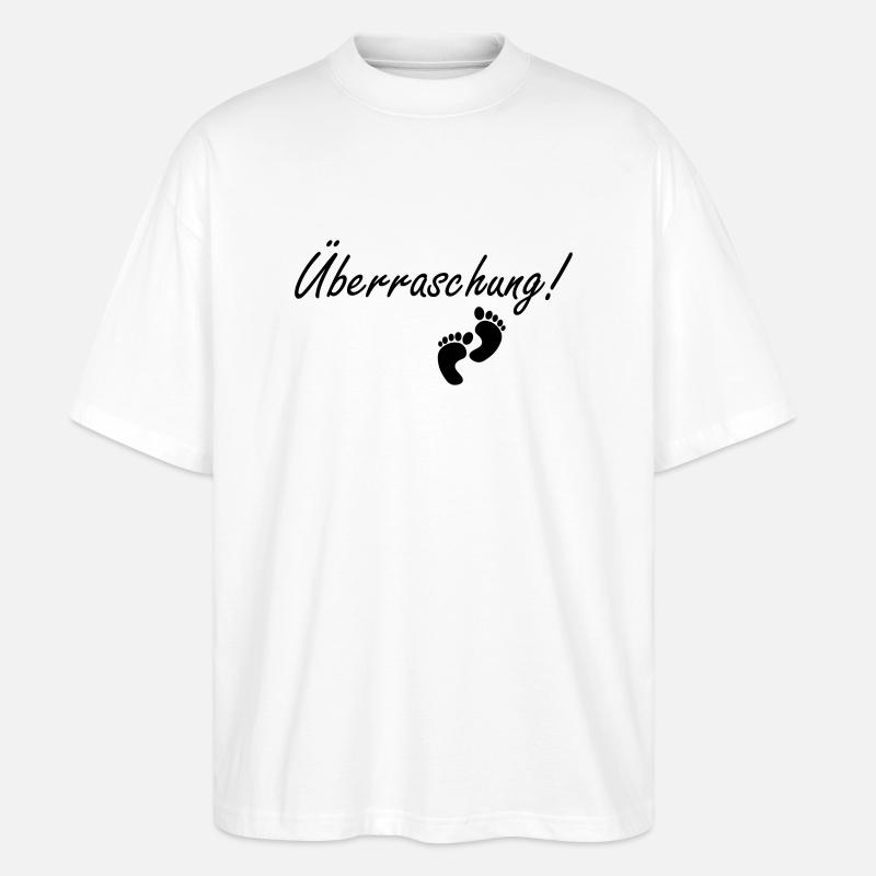 überraschung - Stanley/Stella Oversized Unisex Bio T-Shirt Blaster 2.0 - Weiß