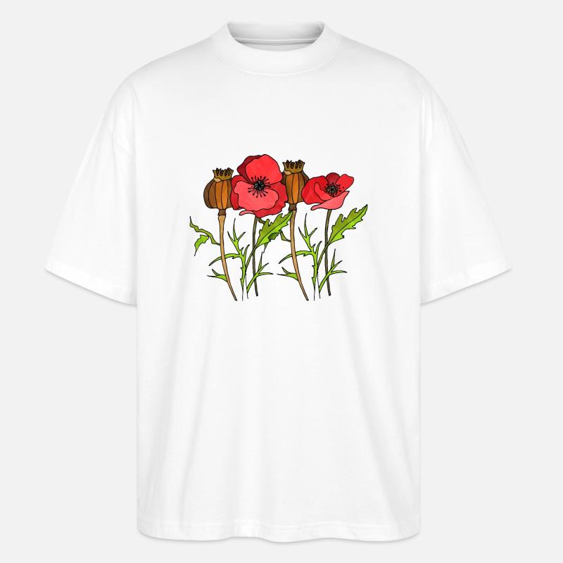 Fleur - T-shirt bio Blaster 2.0 coupe oversize Stanley/Stella Unisexe - blanc