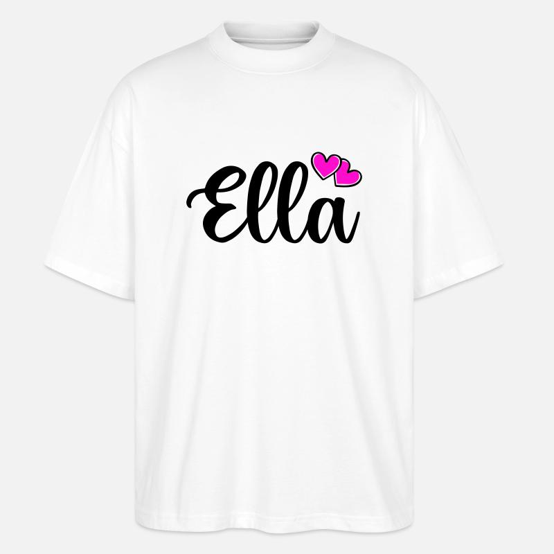Nom d’Ella - T-shirt bio Blaster 2.0 coupe oversize Stanley/Stella Unisexe - blanc