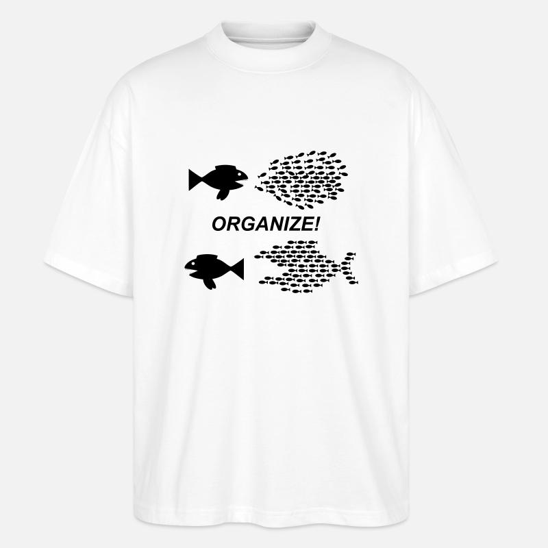 Organiser! - T-shirt bio Blaster 2.0 coupe oversize Stanley/Stella Unisexe - blanc