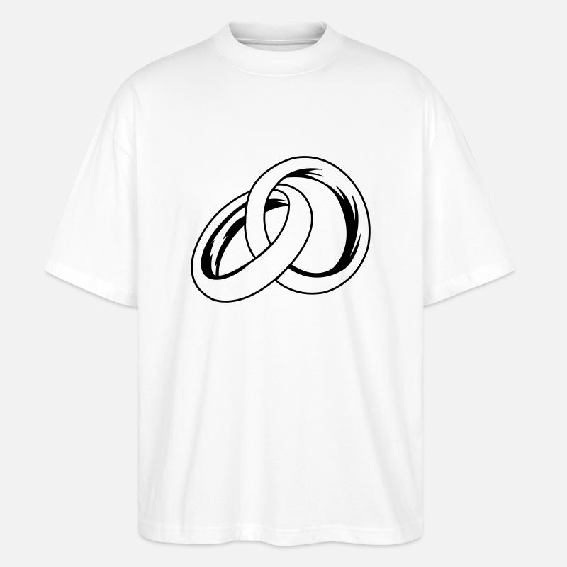 eheringe_001 - T-shirt bio Blaster 2.0 coupe oversize Stanley/Stella Unisexe - blanc