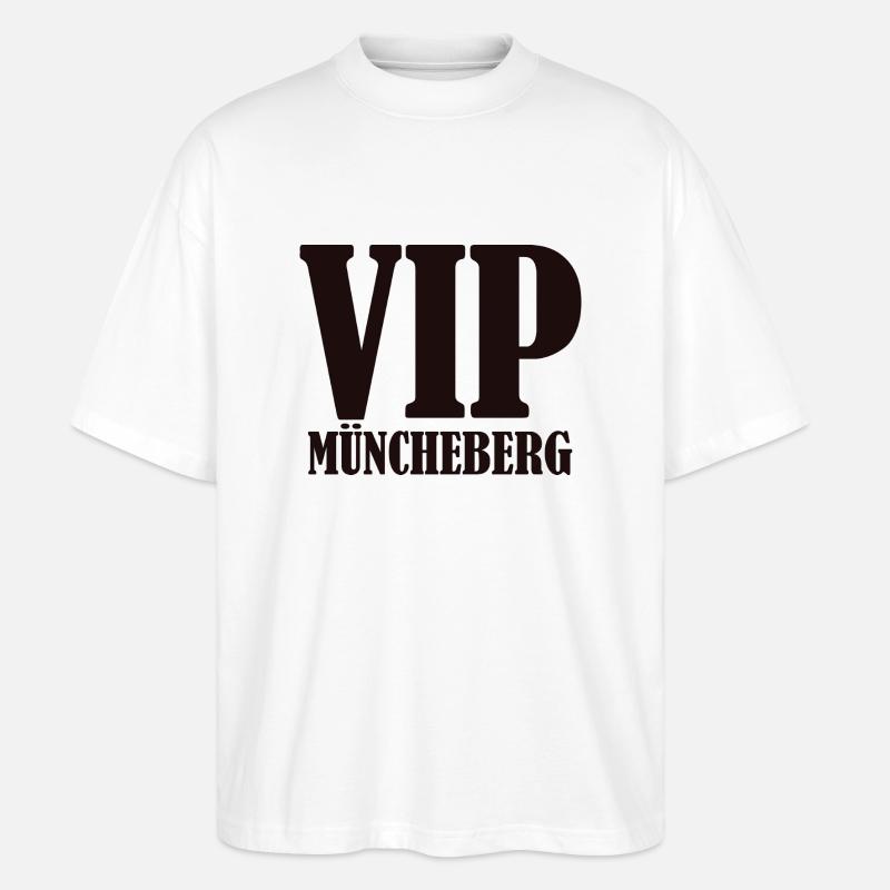VIP Müncheberg - Stanley/Stella Oversized Unisex Bio T-Shirt Blaster 2.0 - Weiß