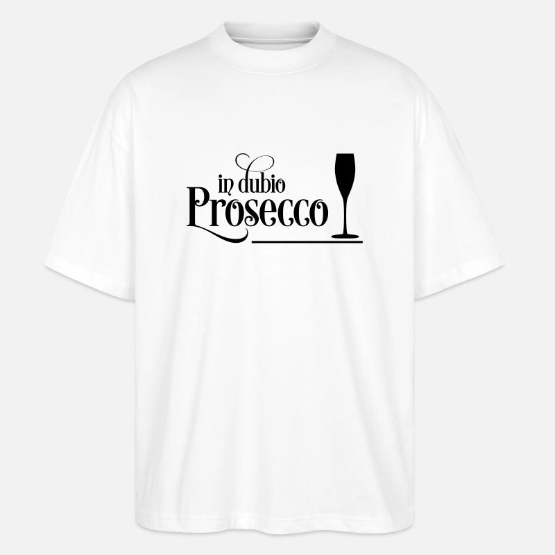 Prosecco - Stanley/Stella Oversized Unisex Bio T-Shirt Blaster 2.0 - Weiß