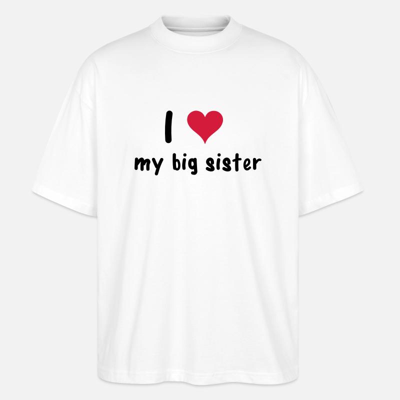 Sister - Stanley/Stella Oversized Unisex Bio T-Shirt Blaster 2.0 - Weiß