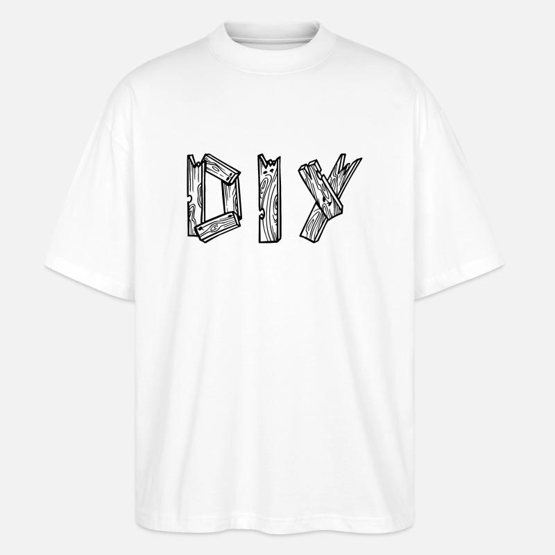 bricolage - faites-le vous-même - T-shirt bio Blaster 2.0 coupe oversize Stanley/Stella Unisexe - blanc