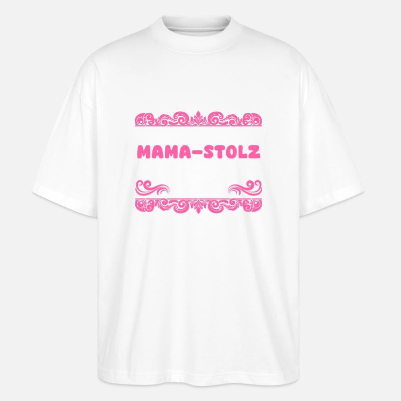 Mama Von 2 Kindern - Stanley/Stella Oversized Unisex Bio T-Shirt Blaster 2.0 - Weiß