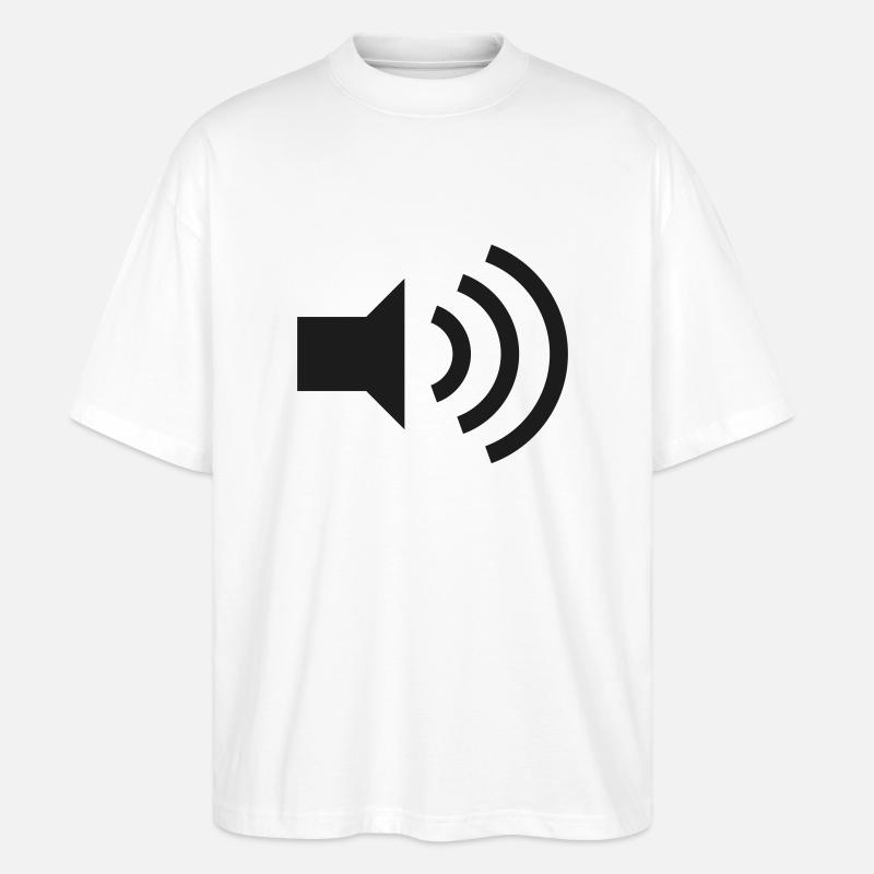 loud - Stanley/Stella Oversized Unisex Bio T-Shirt Blaster 2.0 - Weiß