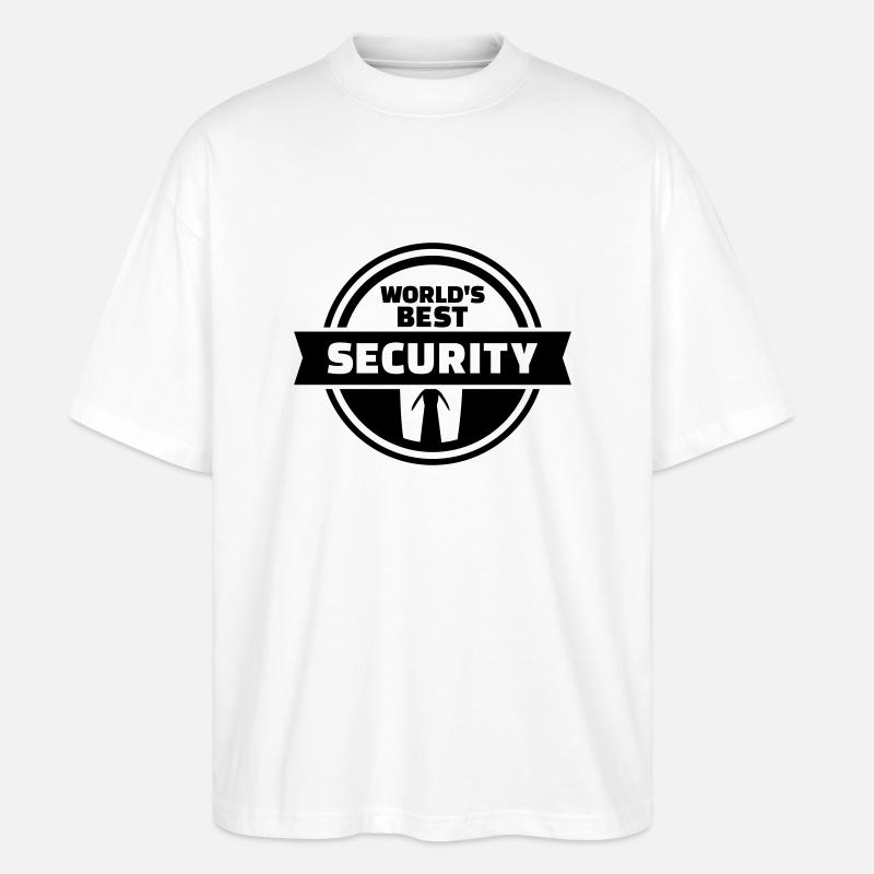 Security - Stanley/Stella Oversized Unisex Organic T-shirt Blaster 2.0 - white