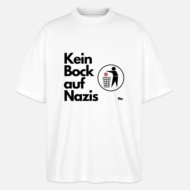 Kein Bock auf NZS - Stanley/Stella Oversized Unisex Bio T-Shirt Blaster 2.0 - Weiß