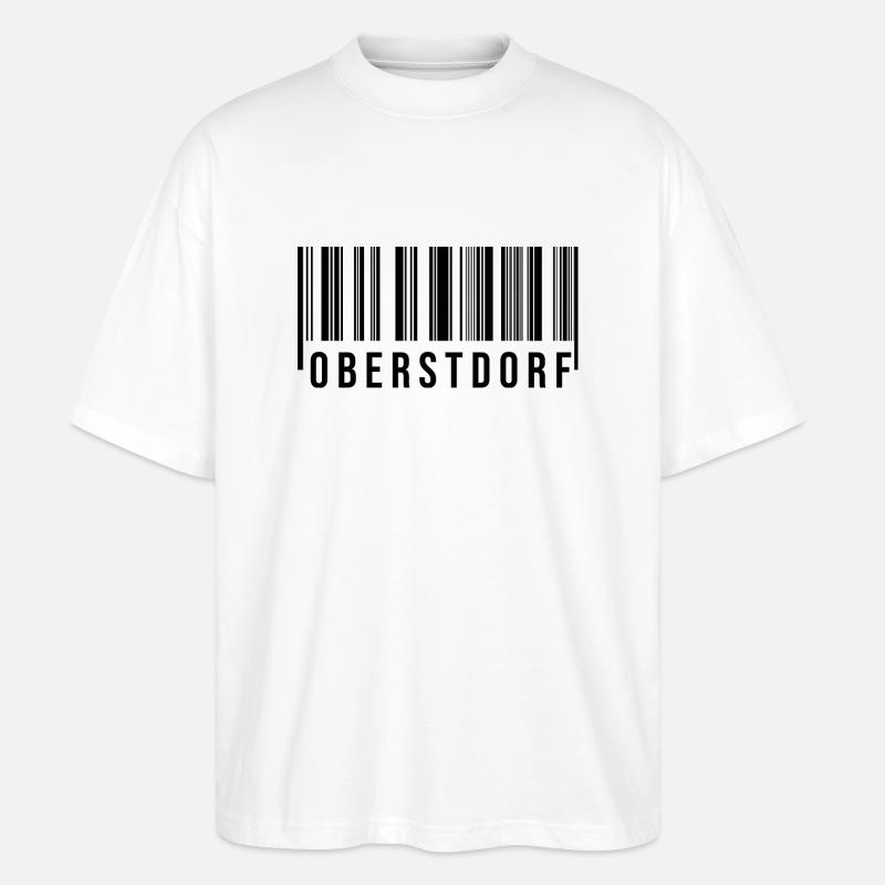 Oberstdorf Bayern - Stanley/Stella Oversized Unisex Bio T-Shirt Blaster 2.0 - Weiß