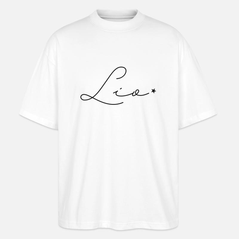 Name Lio - Stanley/Stella Oversized Unisex Bio T-Shirt Blaster 2.0 - Weiß