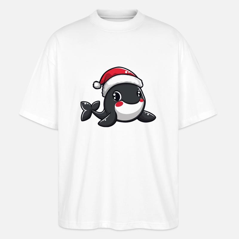 Wal Weihnachten - Stanley/Stella Oversized Unisex Bio T-Shirt Blaster 2.0 - Weiß