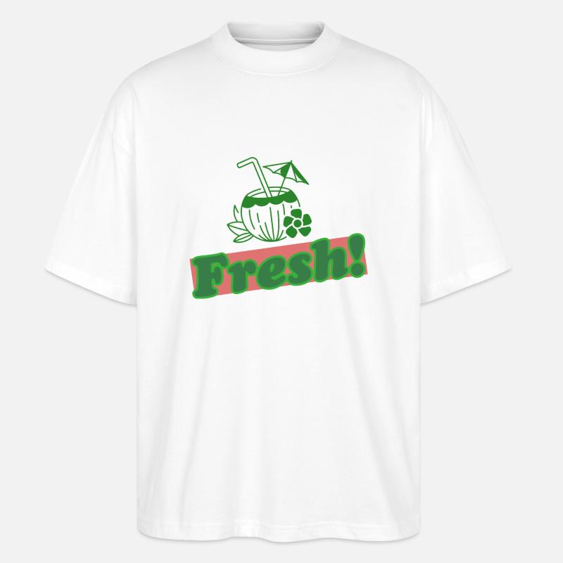 Fresh! 6.0 - Stanley/Stella Oversized Unisex Bio T-Shirt Blaster 2.0 - Weiß