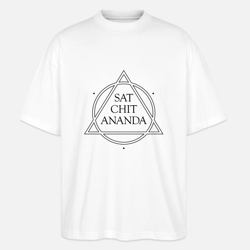 SAT CHIT ANANDA vector - Stanley/Stella Oversized Unisex Bio T-Shirt Blaster 2.0 - Weiß