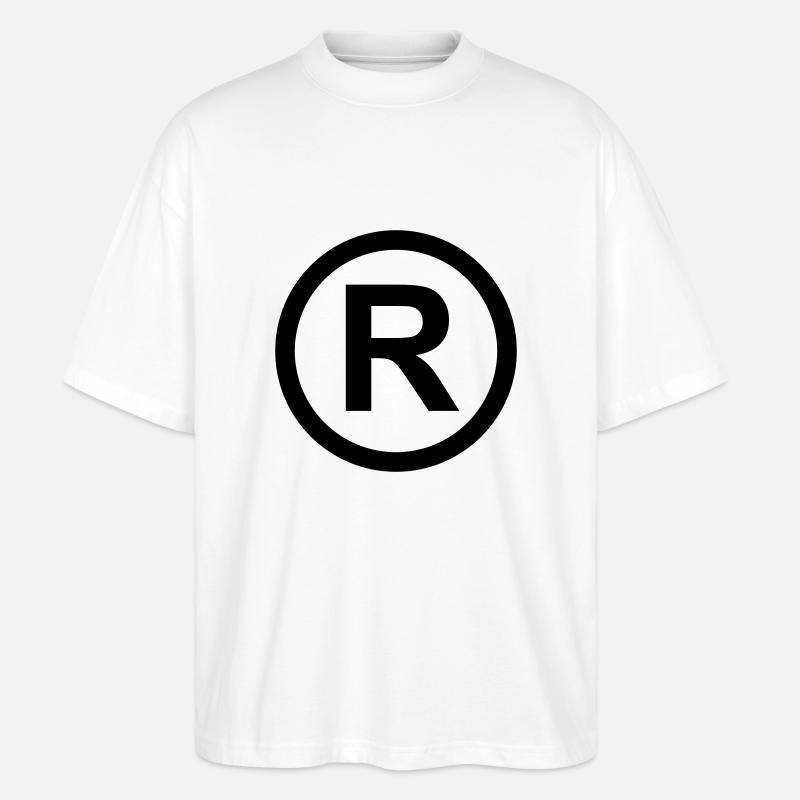registred - Stanley/Stella Oversized Unisex Bio T-Shirt Blaster 2.0 - Weiß