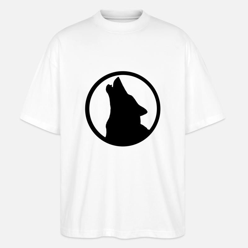 wolf_3 - T-shirt bio Blaster 2.0 coupe oversize Stanley/Stella Unisexe - blanc