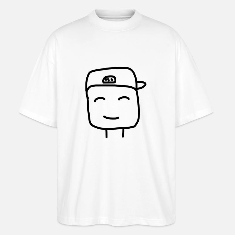 ComicBoy - Stanley/Stella Oversized Unisex Bio T-Shirt Blaster 2.0 - Weiß