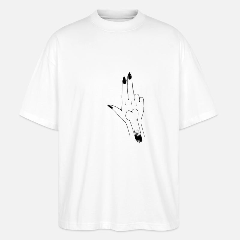 Main old school - T-shirt bio Blaster 2.0 coupe oversize Stanley/Stella Unisexe - blanc