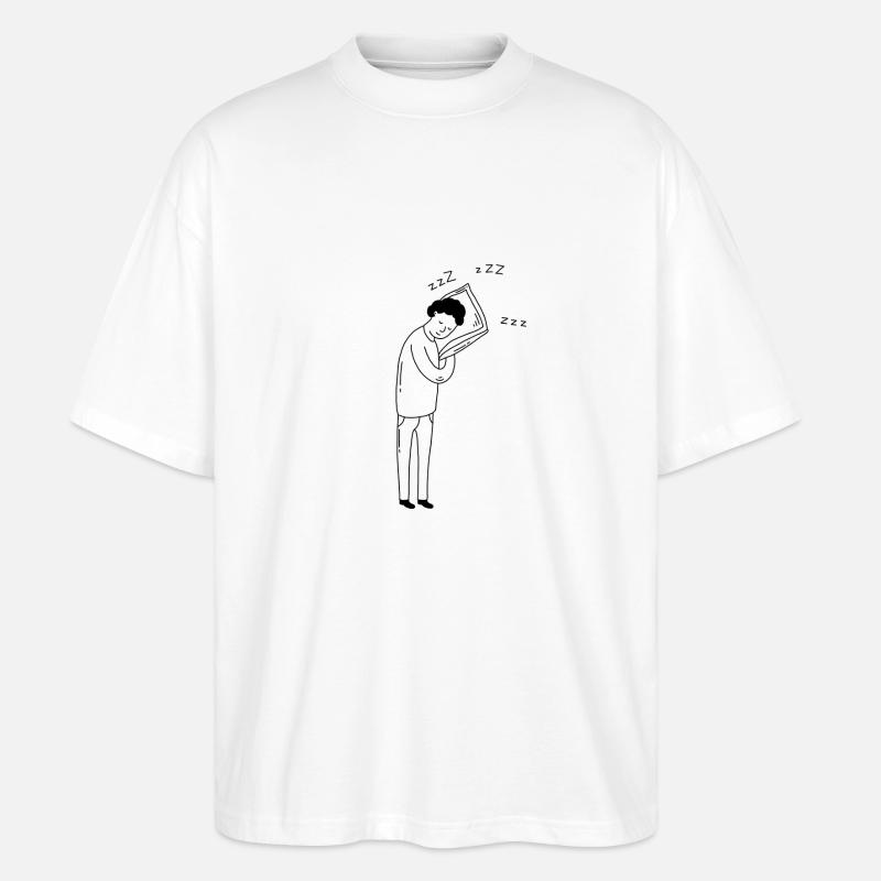 hoch - Stanley/Stella Oversized Unisex Bio T-Shirt Blaster 2.0 - Weiß