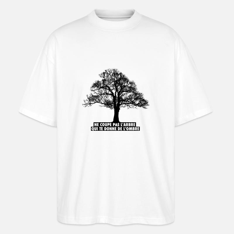 The tree - Stanley/Stella Oversized Unisex Organic T-shirt Blaster 2.0 - white