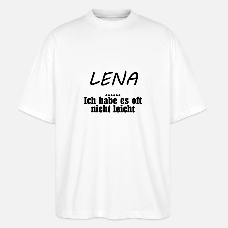 Lena - Stanley/Stella Oversized Unisex Bio T-Shirt Blaster 2.0 - Weiß