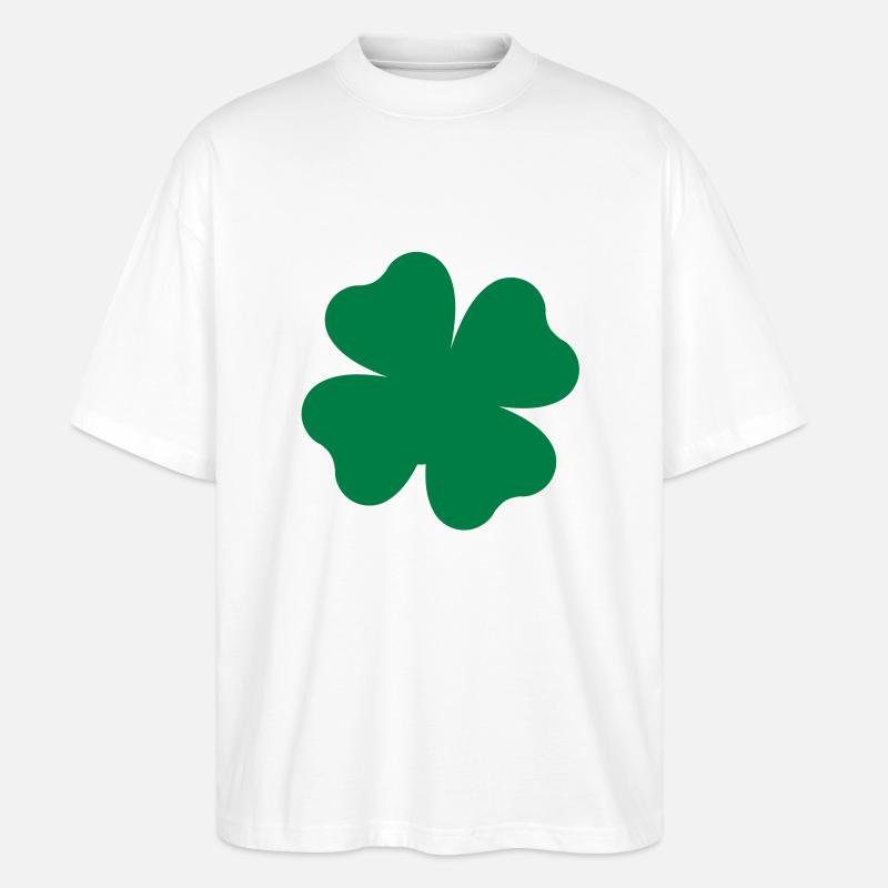 kleeblatt - Stanley/Stella Oversized Unisex Bio T-Shirt Blaster 2.0 - Weiß