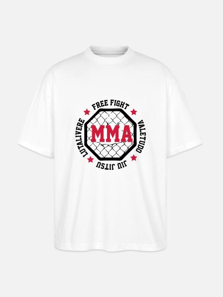 MMA - Stanley/Stella Oversized Unisex Bio T-Shirt Blaster 2.0 - Weiß