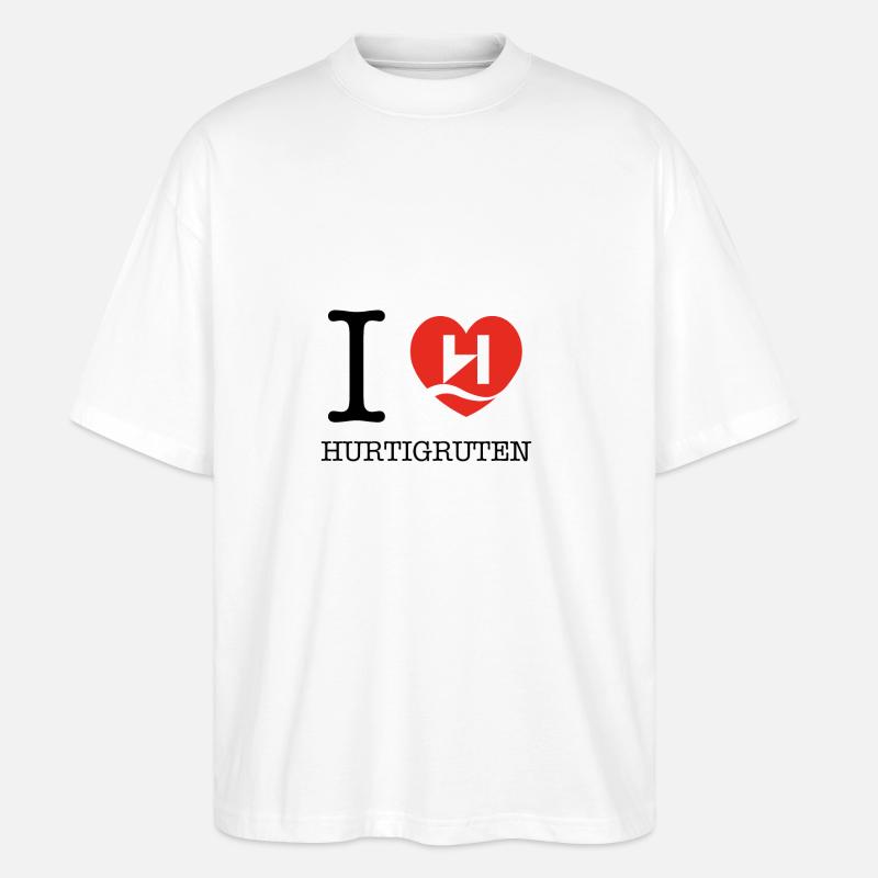 Hurtigruten Amour - T-shirt bio Blaster 2.0 coupe oversize Stanley/Stella Unisexe - blanc