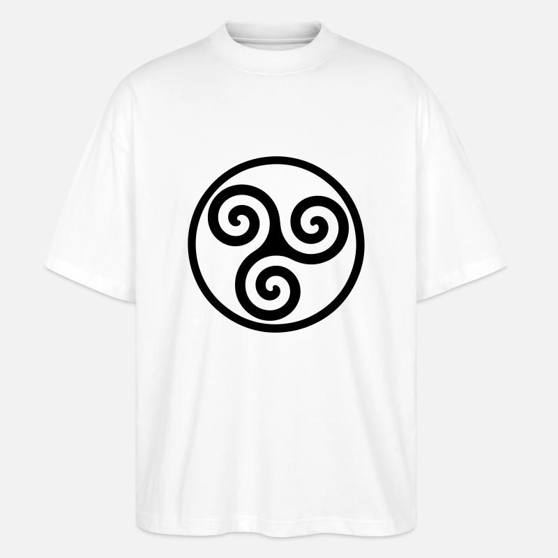 triskelion - Stanley/Stella Oversized Unisex Bio T-Shirt Blaster 2.0 - Weiß