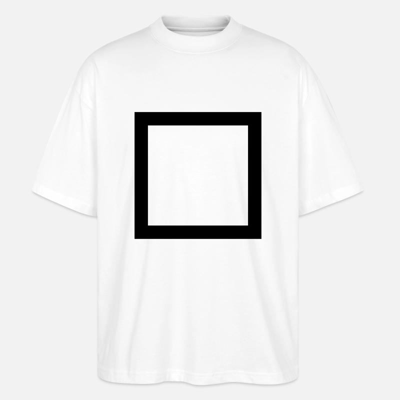 Quadrat - Stanley/Stella Oversized Unisex Bio T-Shirt Blaster 2.0 - Weiß