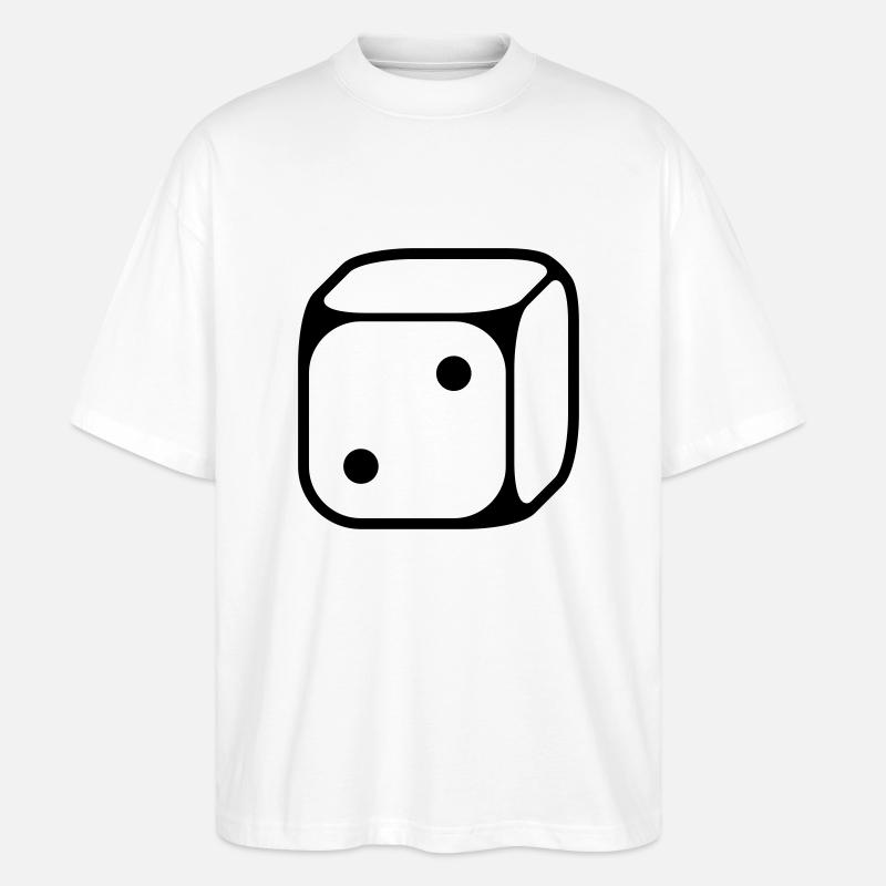 2 cubes (deux / 1C) - T-shirt bio Blaster 2.0 coupe oversize Stanley/Stella Unisexe - blanc
