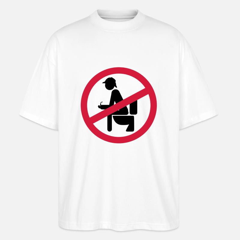 no shit sherlock - Stanley/Stella Oversized Unisex Bio T-Shirt Blaster 2.0 - Weiß