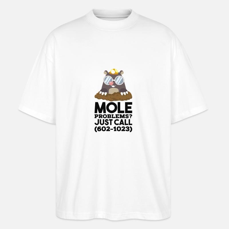 Chimie Mole Mole Chimie - T-shirt bio Blaster 2.0 coupe oversize Stanley/Stella Unisexe - blanc