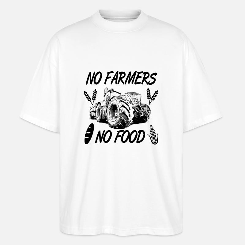 Traktor - Stanley/Stella Oversized Unisex Bio T-Shirt Blaster 2.0 - Weiß
